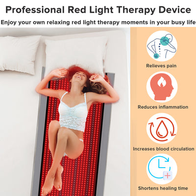 Red Light Therapy Mattress — Full-Body Infrared Heat Pad