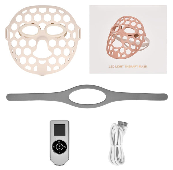 LED Face Mask | 4-Color Silicone 460 590 660 850nm