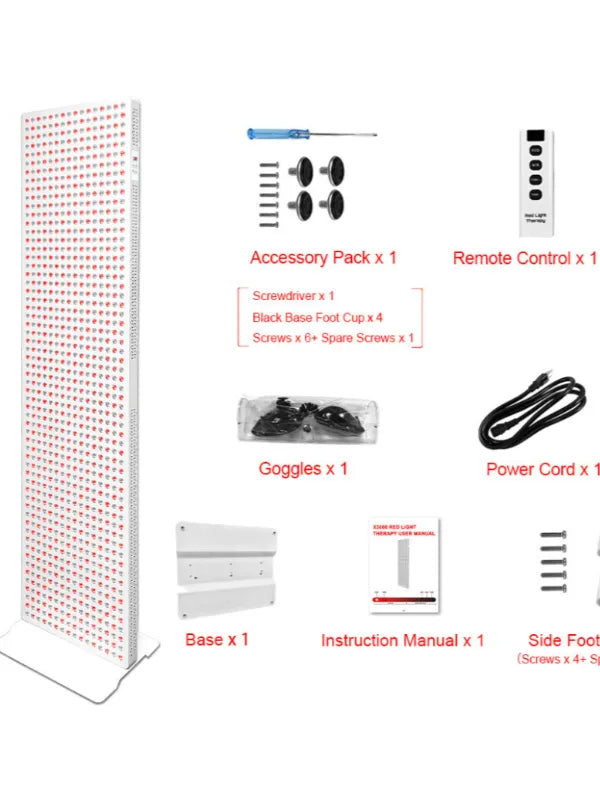 Red Light Therapy Panel | 1440W 960 LEDs Pulse X5000