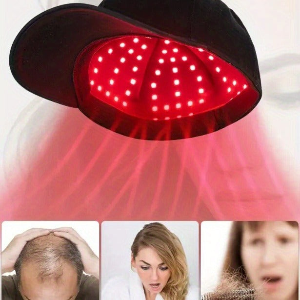 Red Light Hair Care Cap — 96 LEDs, 660/850nm Dual Spectrum