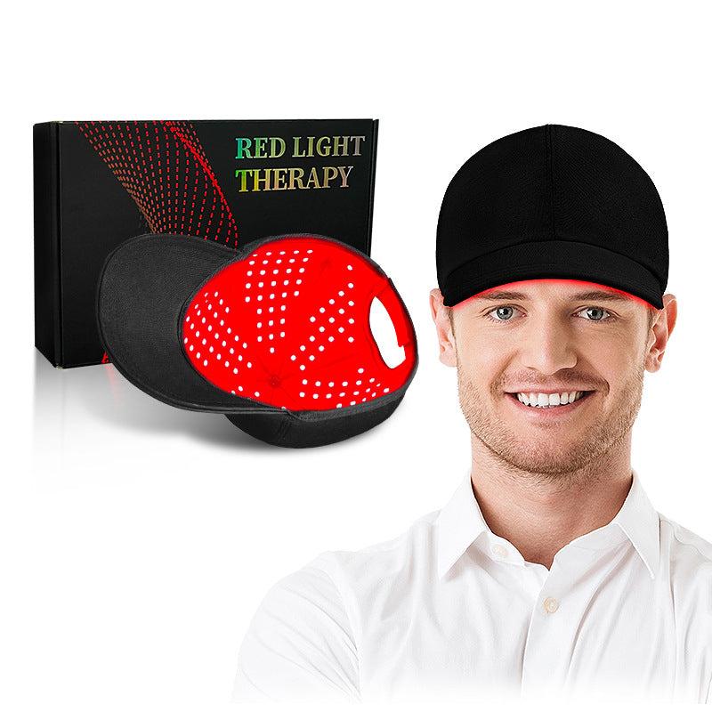 Red Light Phototherapy Hair Cap — 180 LEDs, 660/850/940nm