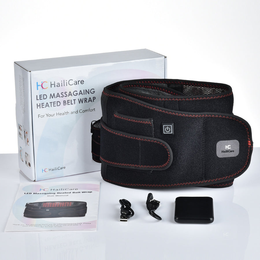Red Light Heating Belt — Hot Compress with Power Bank