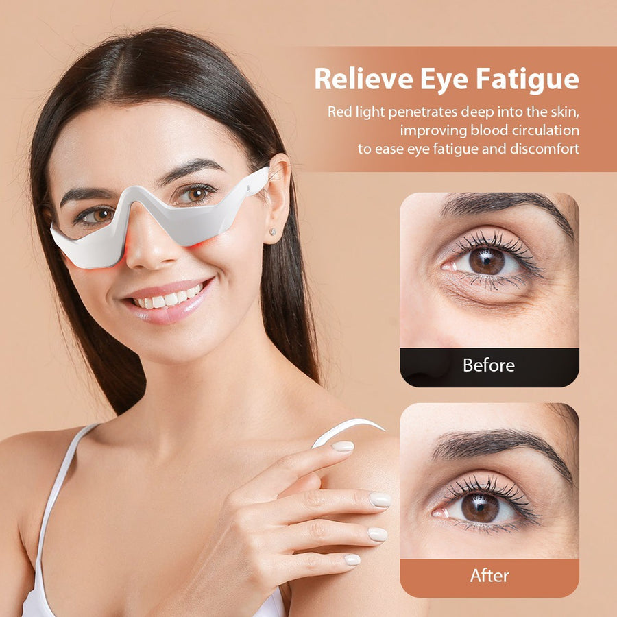 Microcurrent Eye Beauty Device — EMS & Red Light for Dark Circles