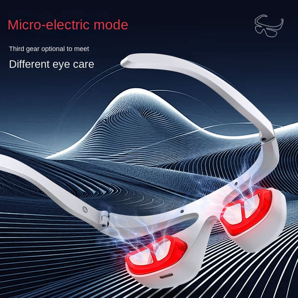 Portable Eye Massager — Wireless Heat & Red Light for Dark Circles