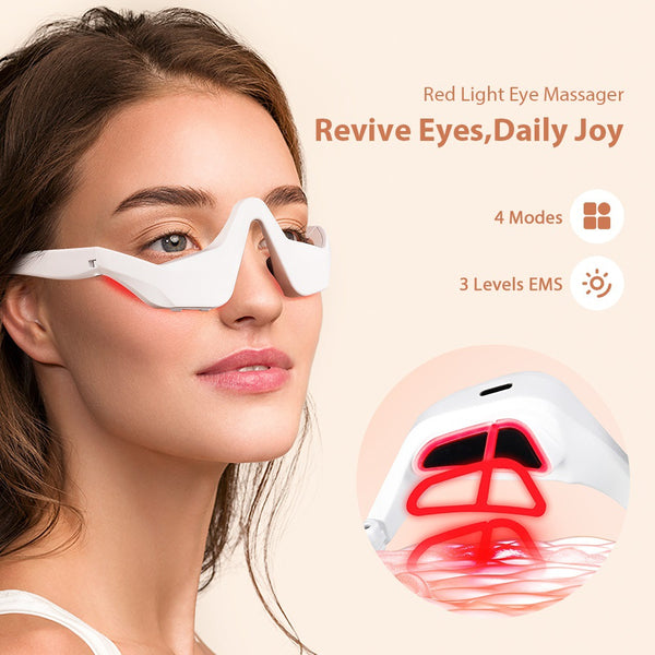 Microcurrent Eye Beauty Device — EMS & Red Light for Dark Circles