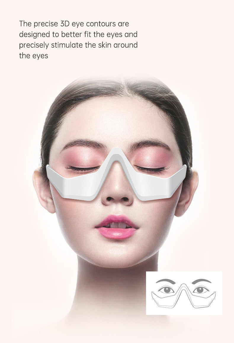 LED Red Light Eye Massager — EMS Microcurrent & 3D Vibration