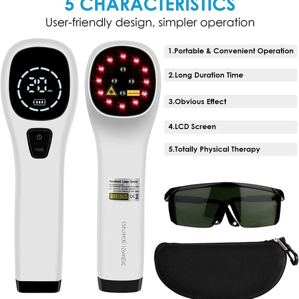 Red & Infrared Light Therapy Device — 650nm/808nm Targeted Relief