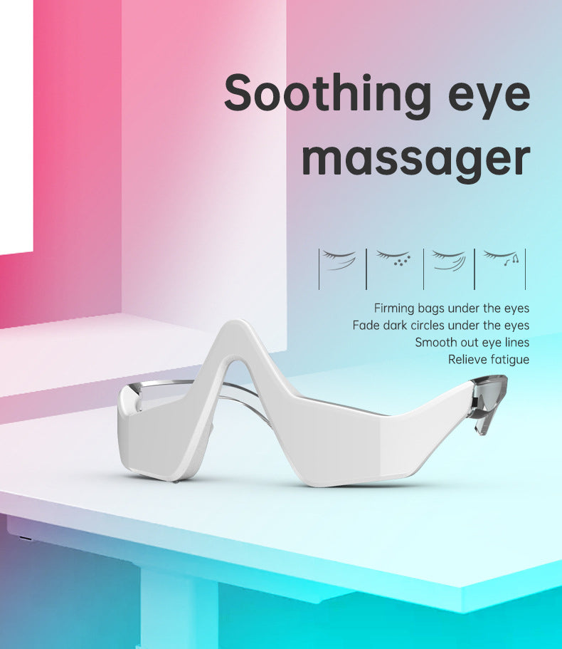LED Red Light Eye Massager — EMS Microcurrent & 3D Vibration