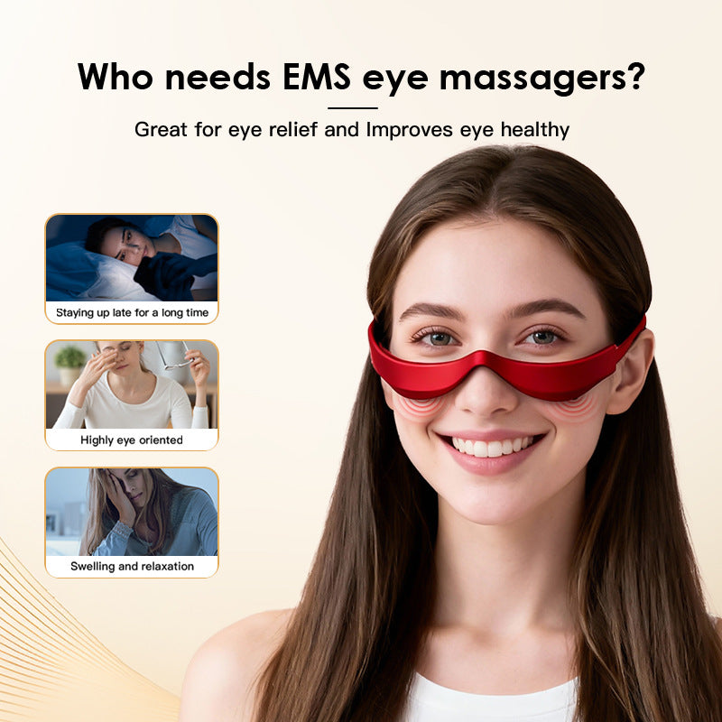 3D Red Light Eye Massager — LED Eye Care with 4 Modes