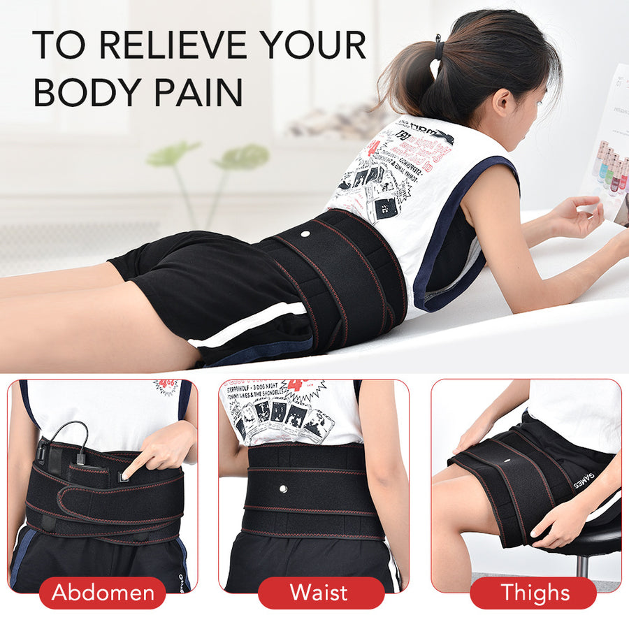 Red Light Heating Belt — Hot Compress with Power Bank