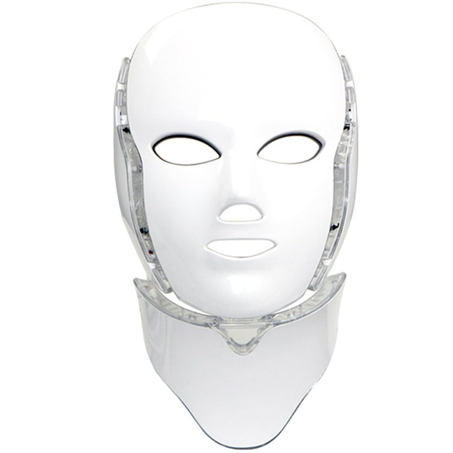 7-Color Photon LED Face & Neck Mask (Model FAL-07C)