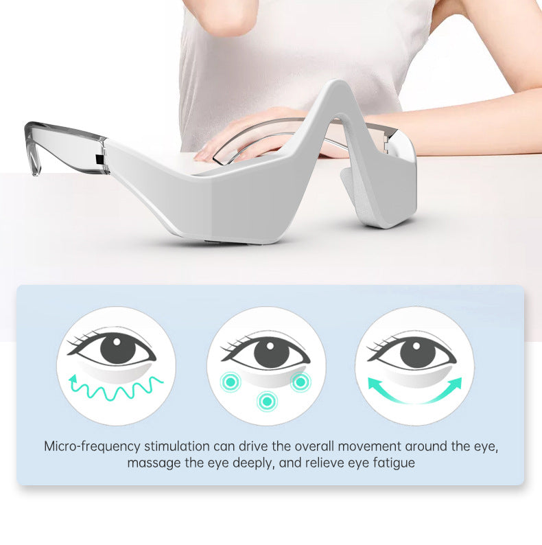 LED Red Light Eye Massager — EMS Microcurrent & 3D Vibration