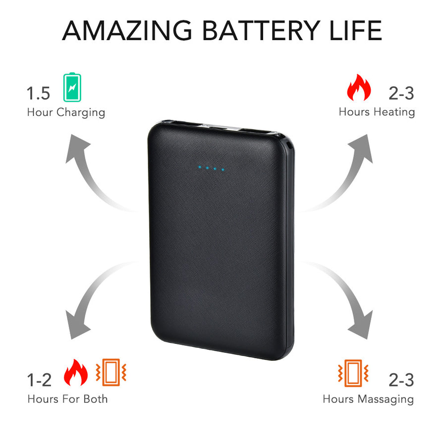 Red Light Heating Belt — Hot Compress with Power Bank