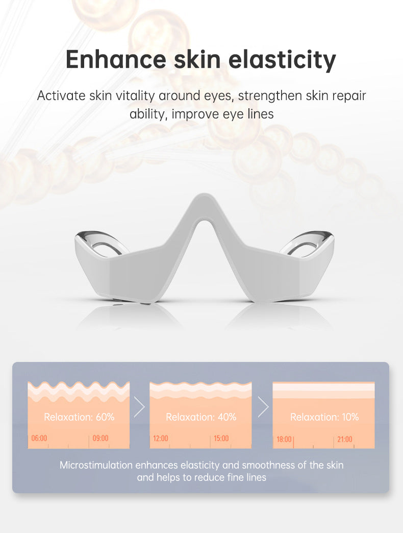 LED Red Light Eye Massager — EMS Microcurrent & 3D Vibration