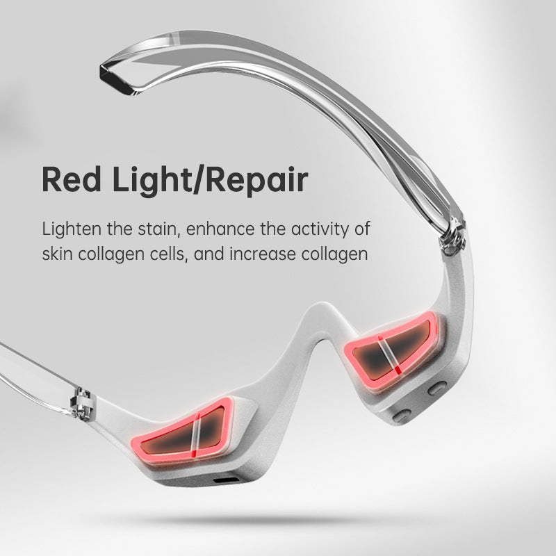 LED Red Light Eye Massager — EMS Microcurrent & 3D Vibration