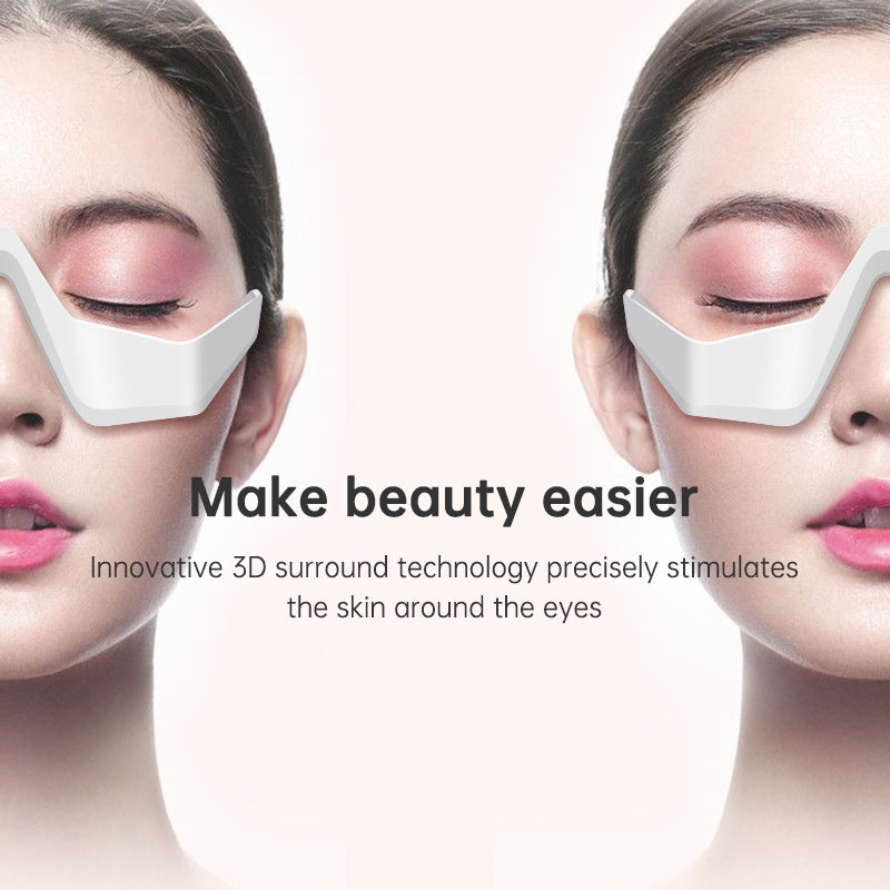LED Red Light Eye Massager — EMS Microcurrent & 3D Vibration