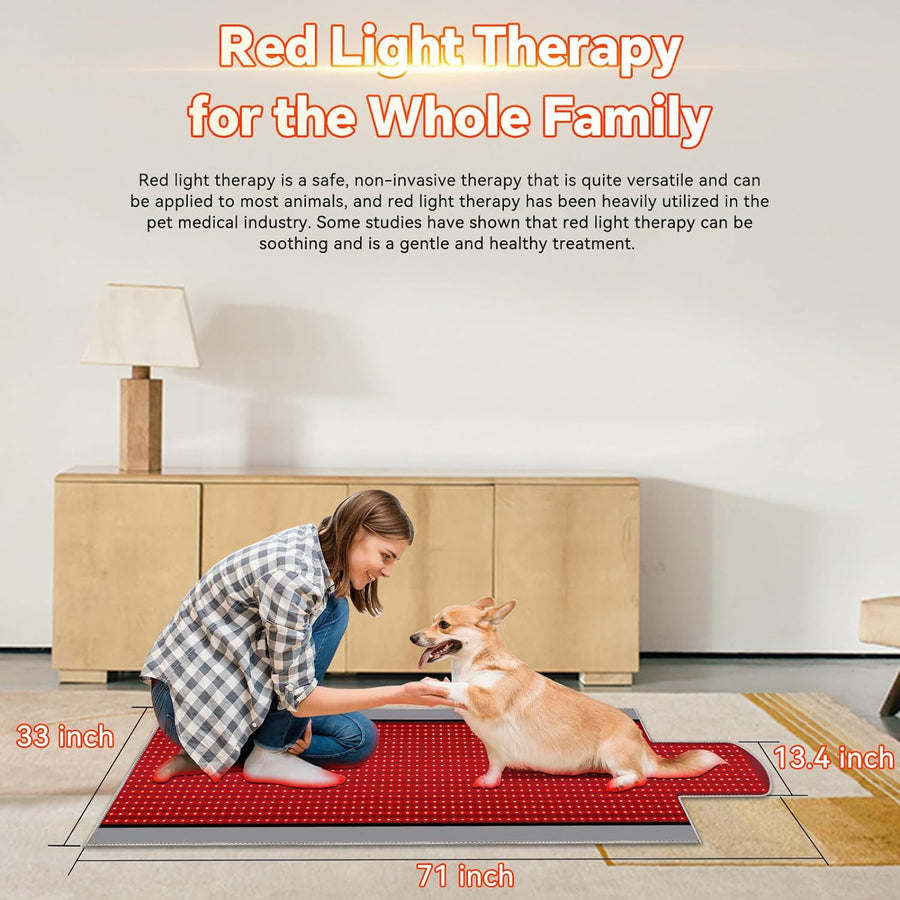 Red Light Therapy Mattress — Full-Body Infrared Heat Pad