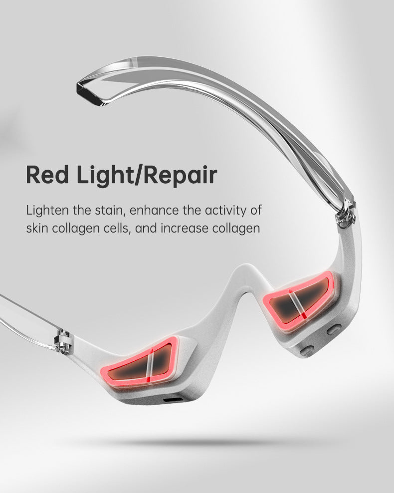 LED Red Light Eye Massager — EMS Microcurrent & 3D Vibration