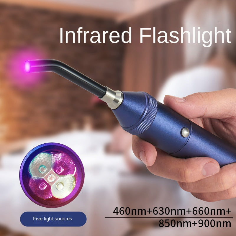 Red Light Therapy Flashlight | 5 Sources with Nasal & Ear