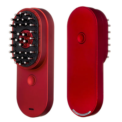 EMS Hair Regrowth Comb — Red Light, Heating & Serum Applicator