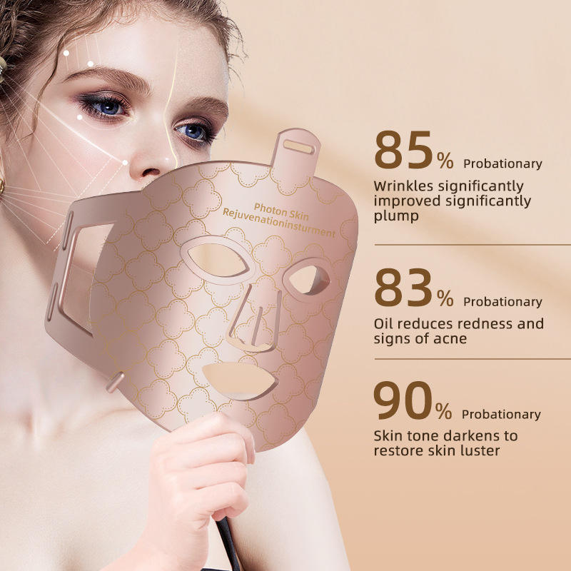 8-Color LED Silicone Face Mask — Infrared & Red Light Therapy