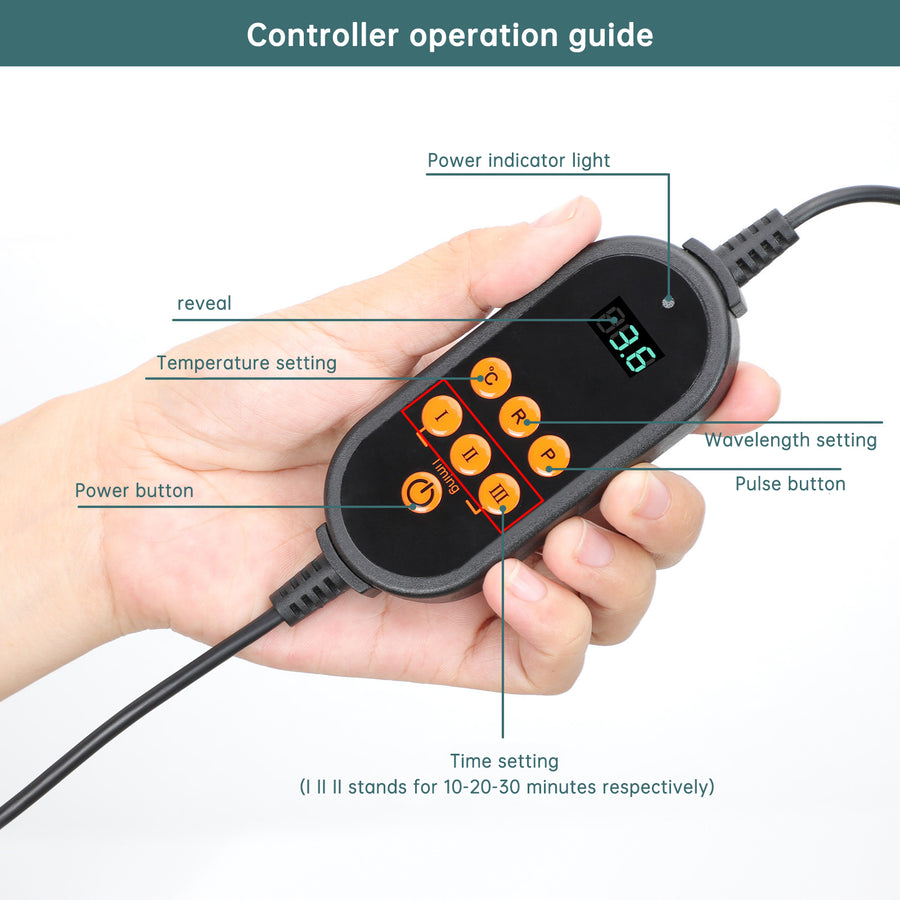 Near-Infrared Therapy Belt (MPW-0108) — 660/850nm Pain Relief Pad