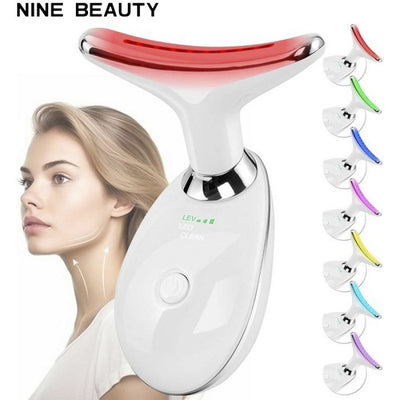 7-Color Light Neck & Face Device — V-Shape Lifting Tool