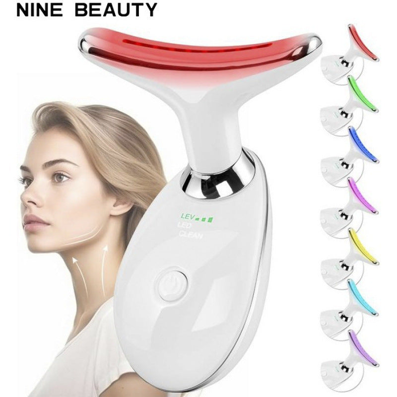 7-Color Light Neck & Face Device — V-Shape Lifting Tool