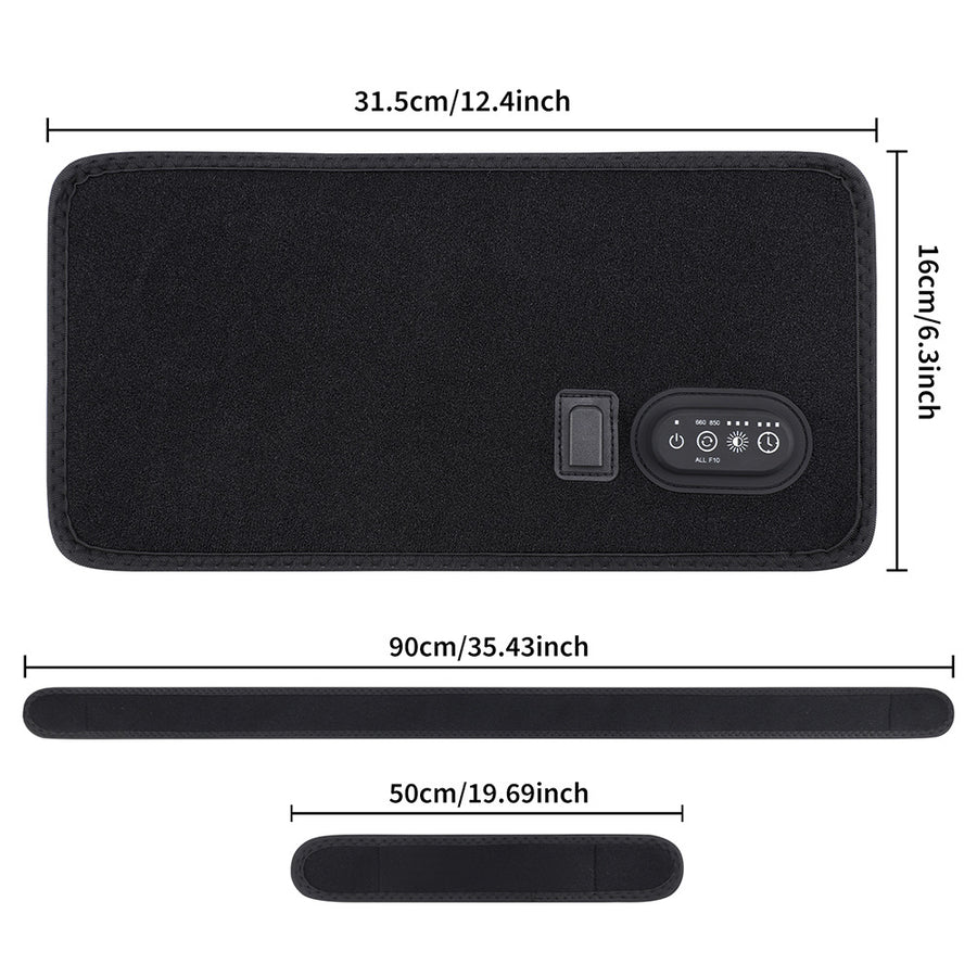 Red Light Therapy Belt — 72 Tri-Core LEDs, 660/850nm Dual-Band