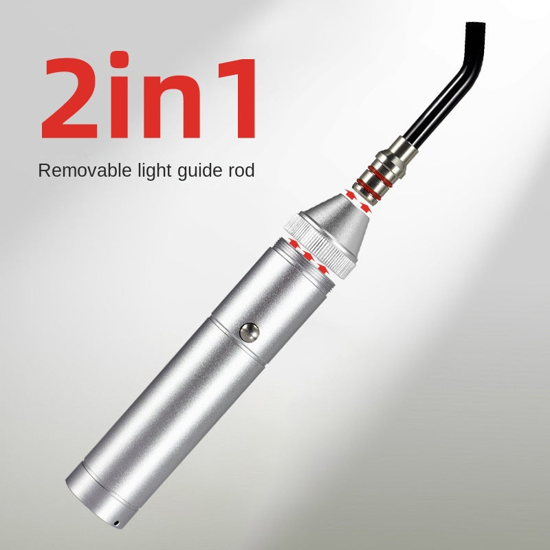 Red Light Therapy Flashlight — 5 Light Sources with Nasal & Ear Guides