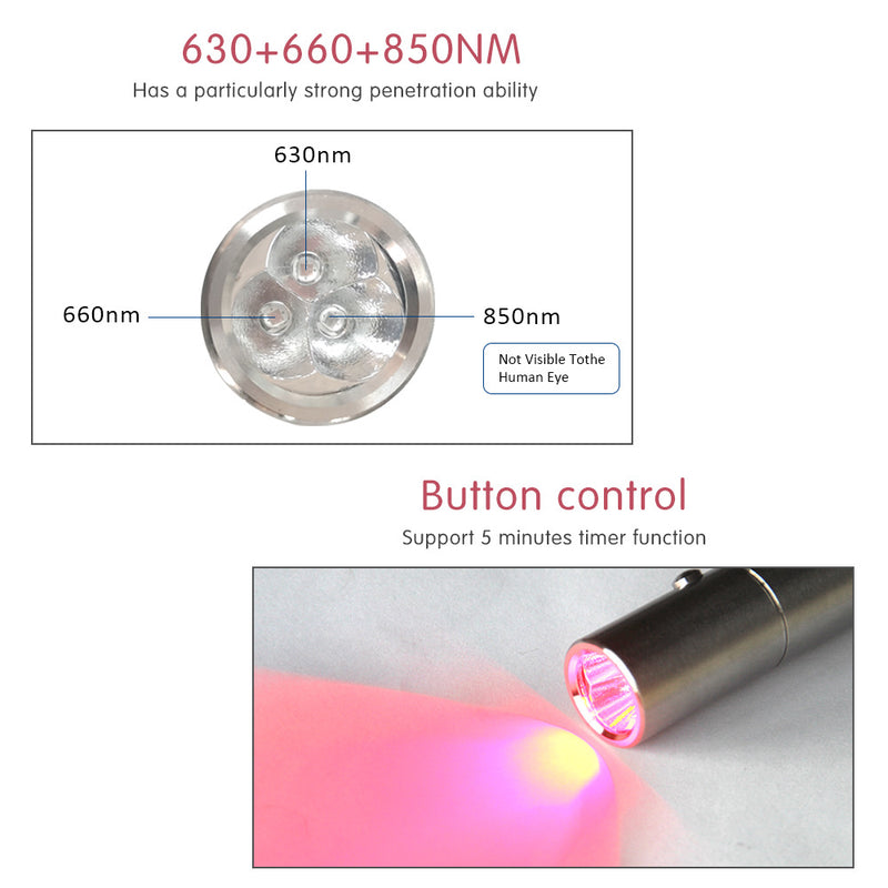Red Light Therapy Flashlight | RL09A-Lite 630 660 850nm