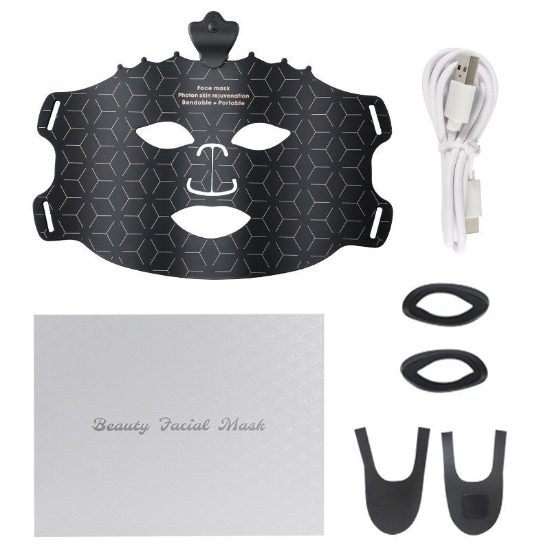 Silicone LED Facial Mask — Infrared Photon Therapy