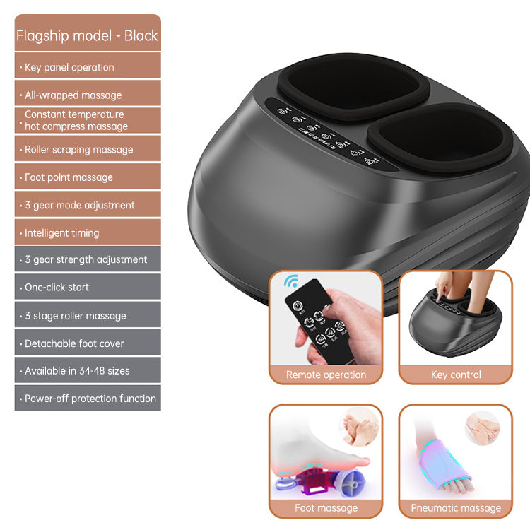 Shiatsu Foot Massager (FM011) — Red Light, Air Compression & Heat
