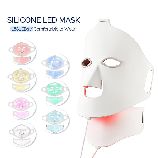 Silicone LED Photon Face Mask — Red & Blue Light Rejuvenation