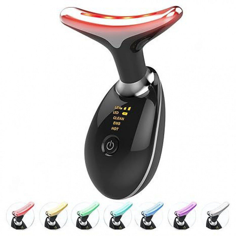 7-Color Light Neck Massager — Vibration for Neck Wrinkle Care