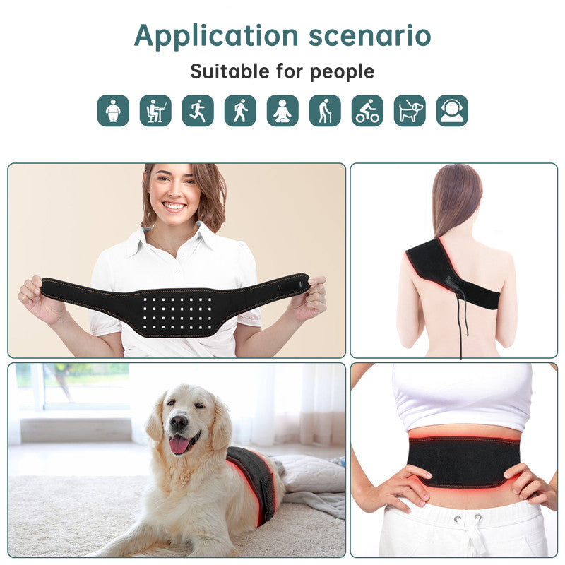 Near-Infrared Therapy Belt (MPW-0108) — 660/850nm Pain Relief Pad