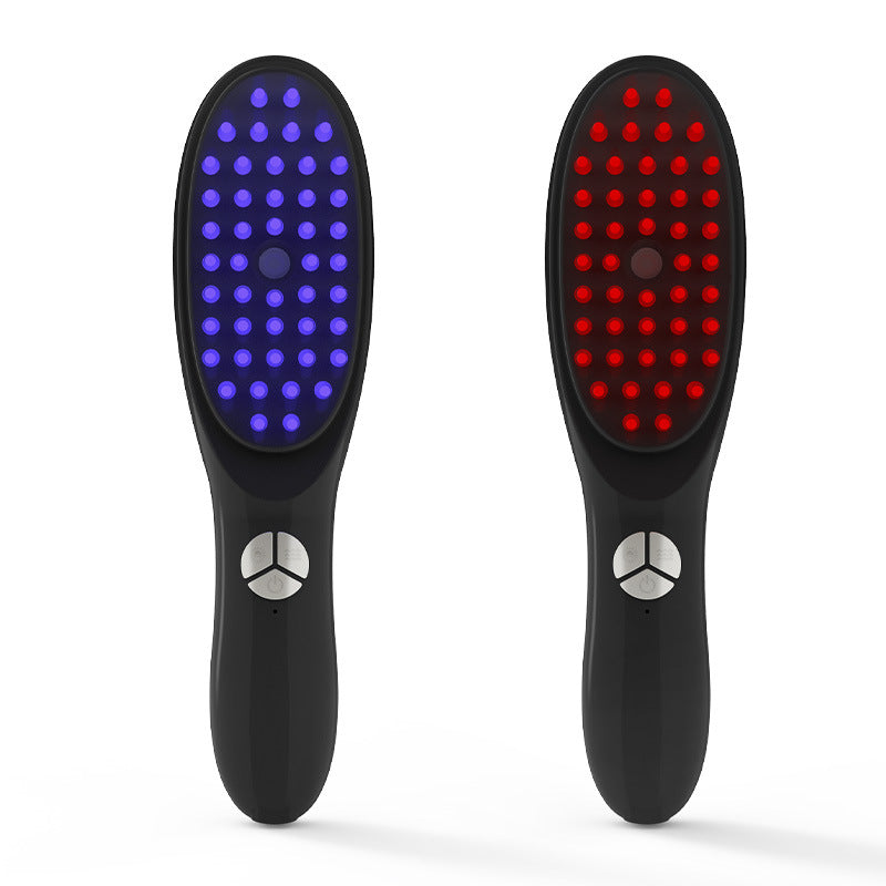Scalp Care Massage Comb — Red & Blue Light with Nano Mist