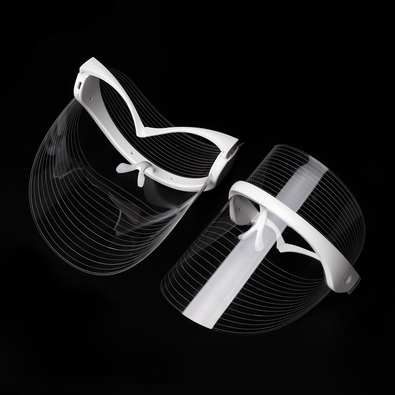 LED Light Therapy Mask | 3-Color Red Blue & Yellow Light