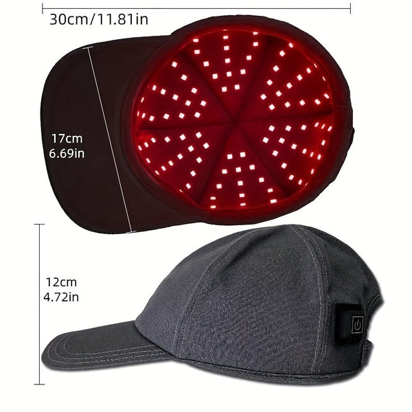 Red Light Hair Care Cap — 96 LEDs, 660/850nm Dual Spectrum