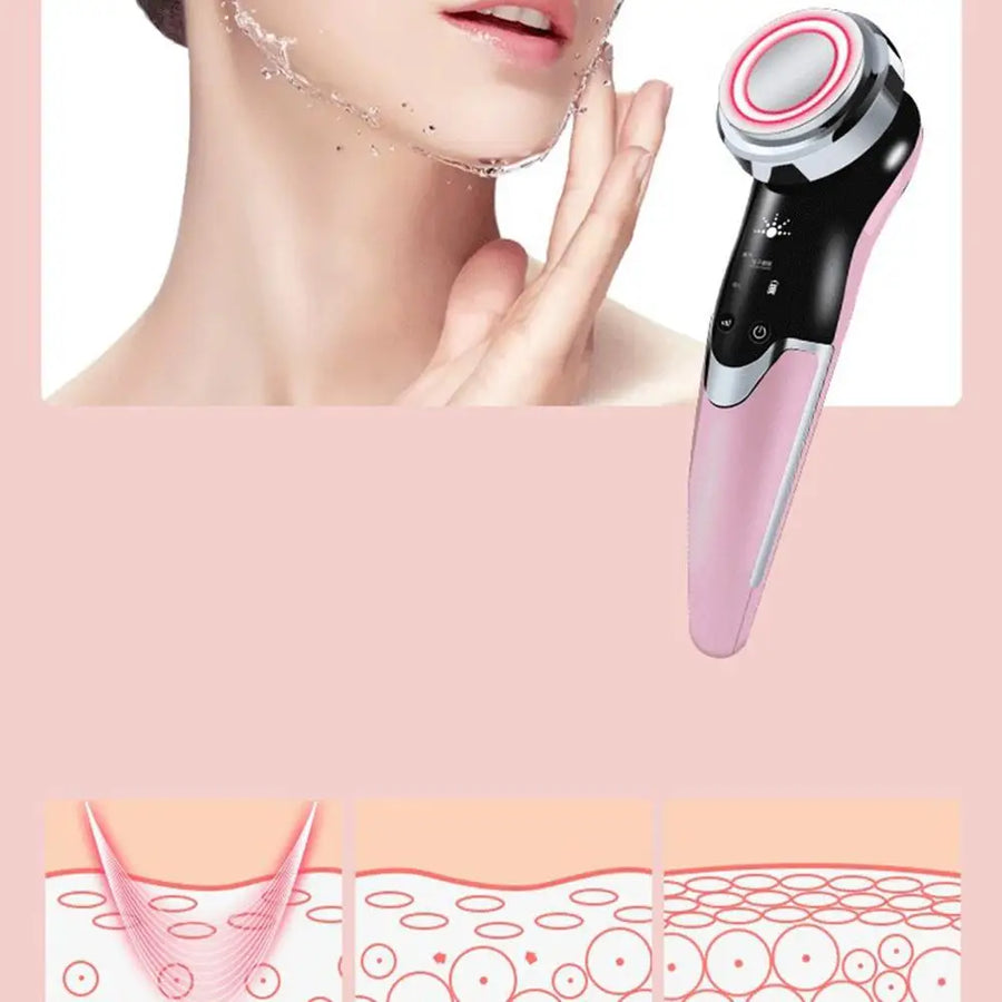 Electroporation LED Photon Facial Device — Microcurrent Lift