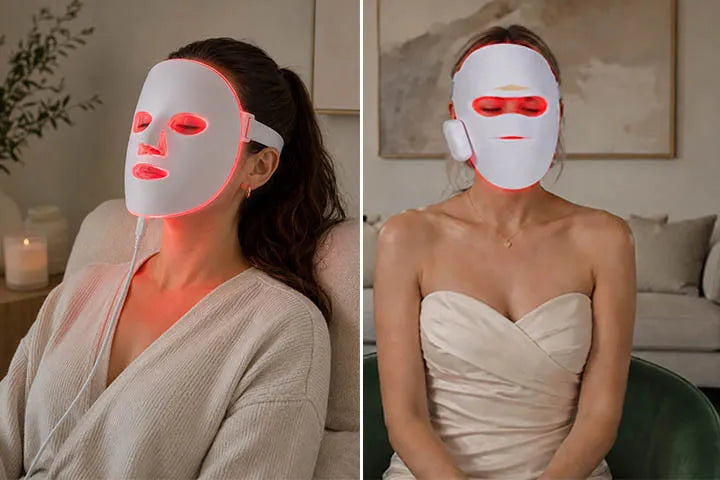 LED Light Therapy Mask | 4-Wavelength 9D Wireless Face Mask