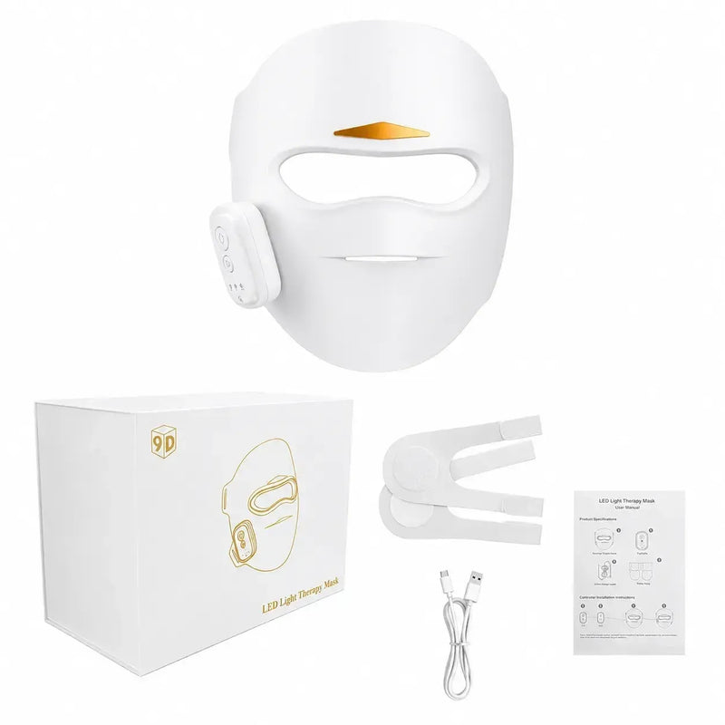 LED Light Therapy Mask | 4-Wavelength 9D Wireless Face Mask