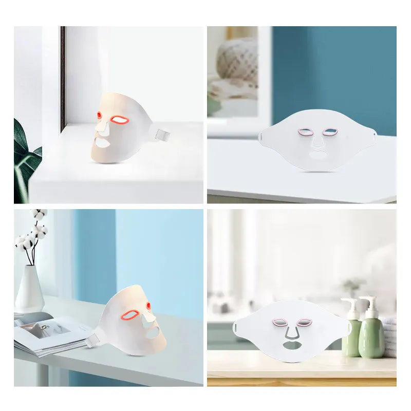 LED Light Therapy Mask | 7-Color 193 LEDs Facial Therapy Mask