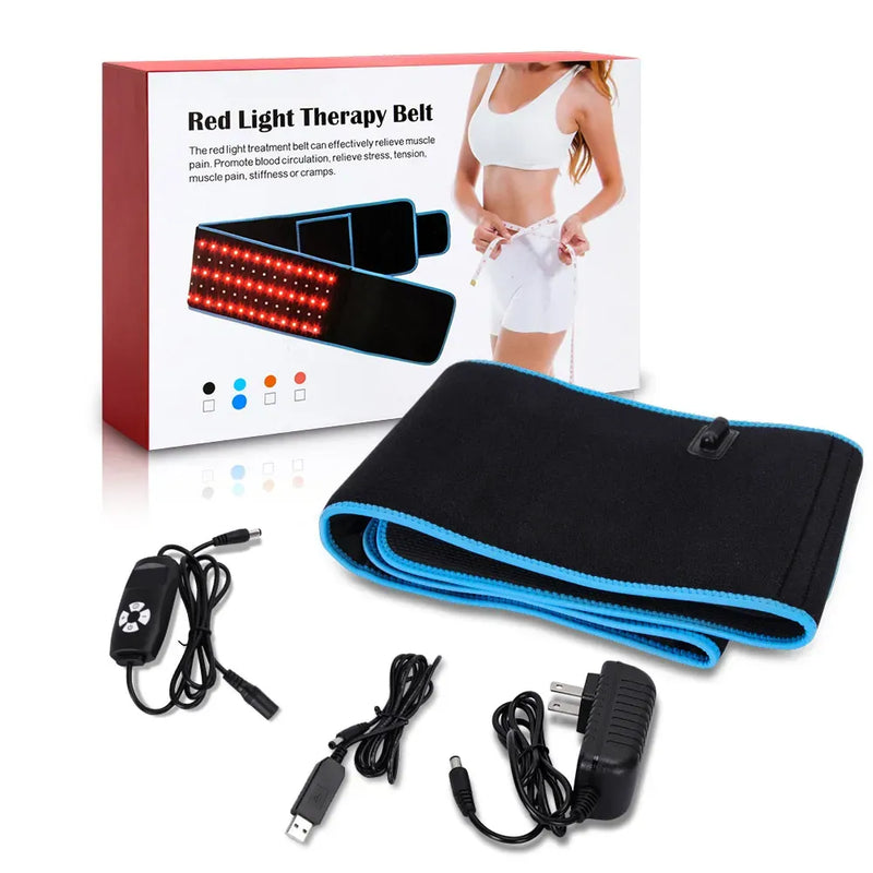 Red Light Therapy Belt | 105 LEDs 660nm 880nm 18W Wrap