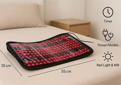 Red Light Therapy Belt | 210 LEDs 660nm 850nm 36W Wrap