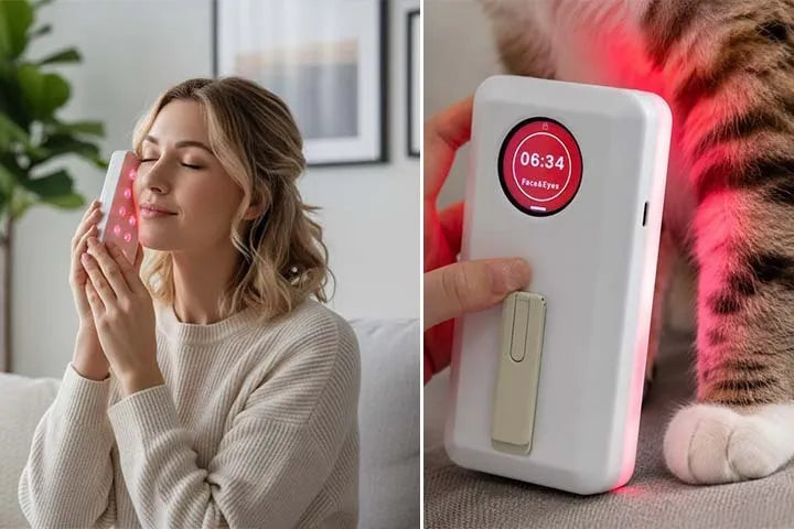 Red Light Therapy Handheld | 660nm 850nm Battery Powered Device