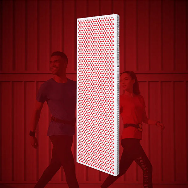 Red Light Therapy Panel | 6000W 1200 LEDs LCD Timer No-Flicker