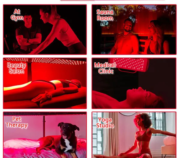 Red Light Therapy Panel | 298W 180 LEDs 5-Wl 630-850nm