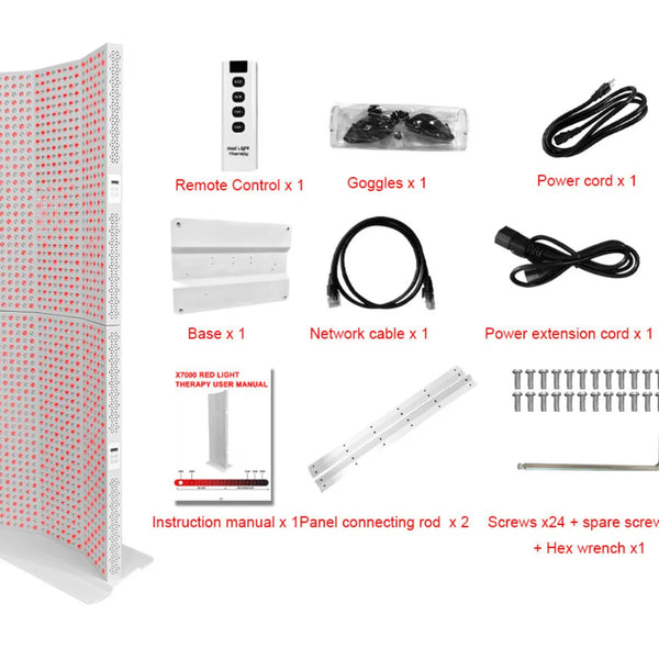 Red Light Therapy Panel | 1600W 1200 LEDs Pulse X7000