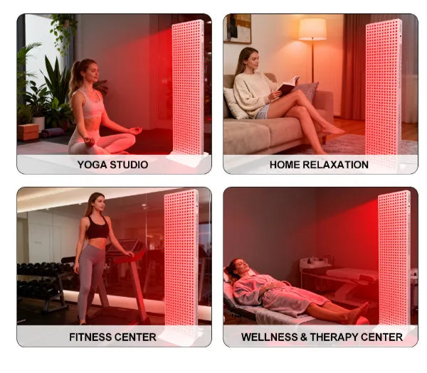 Full-Body Red Light Panel | 850W 600 LEDs 5-Wl 630-850nm